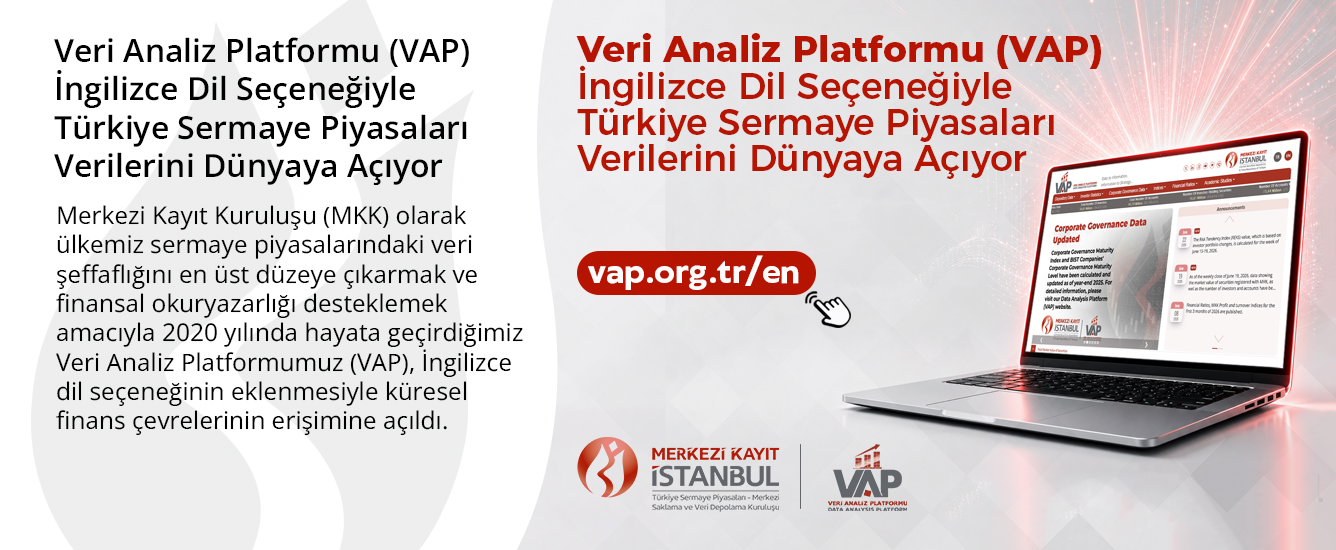 Veri Analiz Platformu (VAP) İngilizce Dil Seçeneğiyle Türkiye Sermaye Piyasaları
